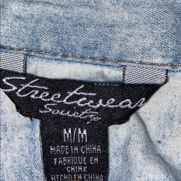 Denim Button Down - Picture 2 of 3